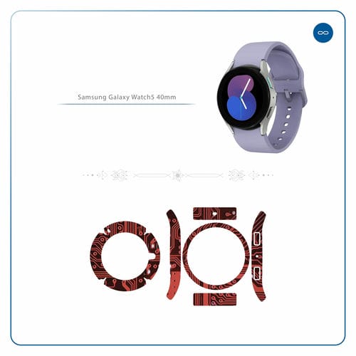 Samsung_Watch5 40mm_Red_Printed_Circuit_Board_2
